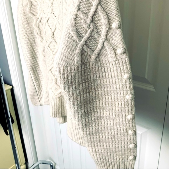 MADEWELL 100% Wool Cream Sweater. - Picture 4 of 8